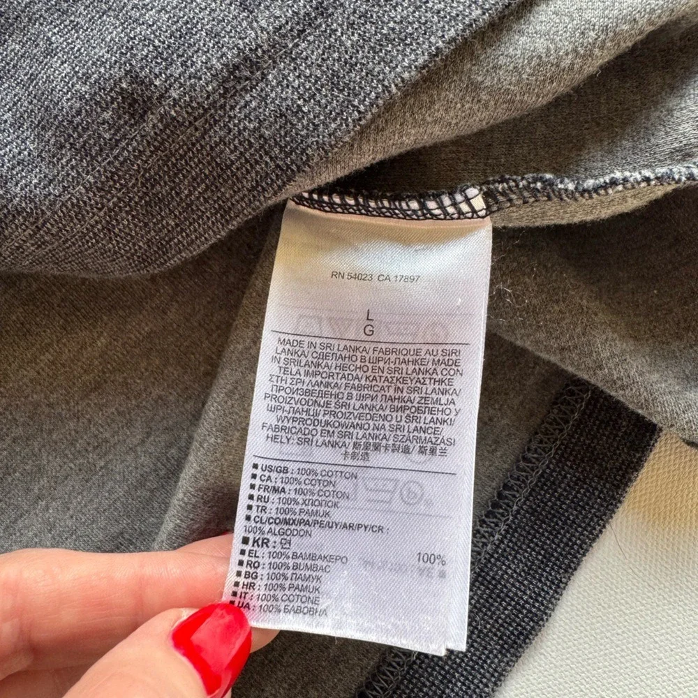 Banana Republic Men's 100% Cotton Striped Preppy Casualcore Quarter Zip, Size L‎